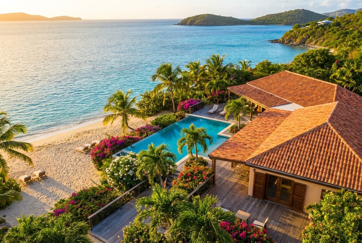 Luxury beachfront vacation rental property